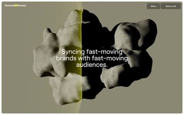 Vendredi Society website preview