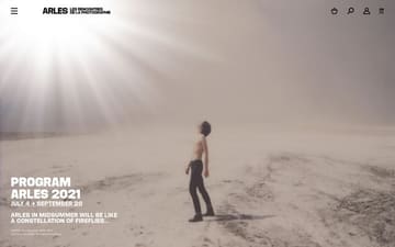 Les Rencontre d'Arles website preview