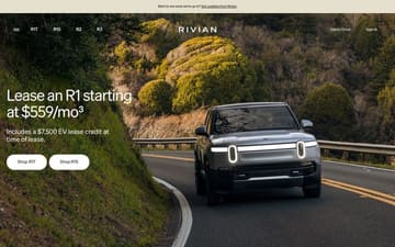 Rivian website preview