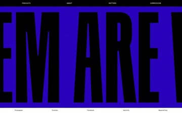 They The Them Are We website preview