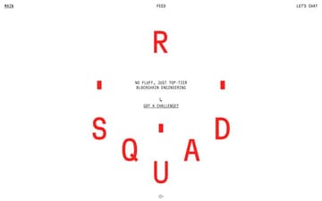 RSquad Blockchain Lab website preview