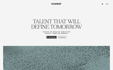 Kvant website preview