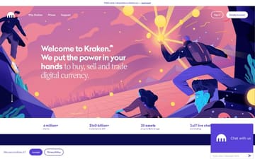 Kraken website preview