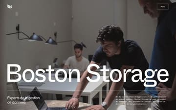 Boston Storage website preview