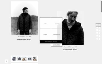 Lavenham Jackets website preview
