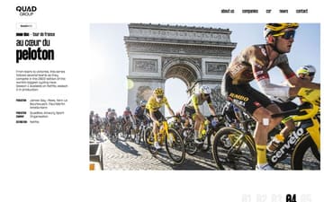 Quad website preview