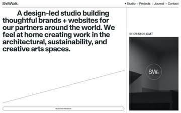 ShiftWalk website preview