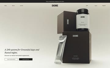 Diome website preview
