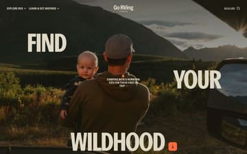 GoRVing website preview