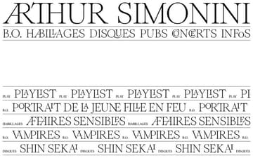 Arthur Simonini website preview