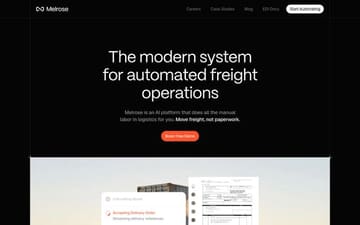 Melrose website preview