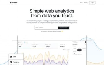 Onverre website preview