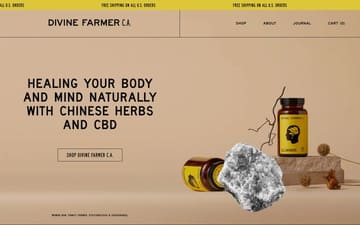 Divine Farmer C.A. website preview