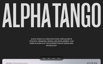 Alpha Tango website preview