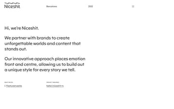 Niceshit website preview