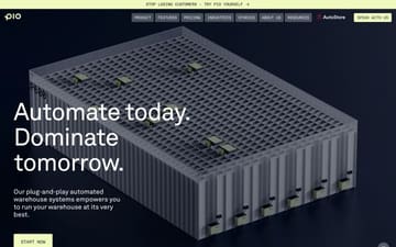 Pio website preview