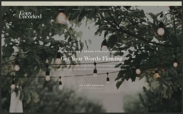  Copy Uncorked website preview