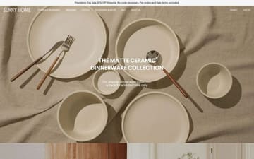 Sunny Home website preview