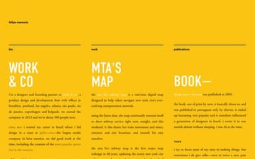 Felipe Memoria website preview