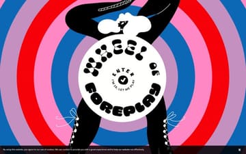 Wheel of Foreplay website preview