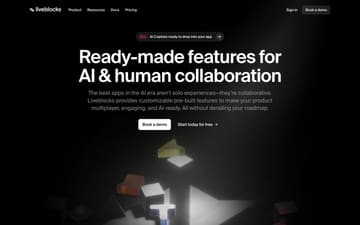 Liveblocks website preview