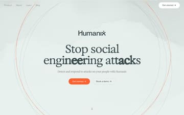 Humanix website preview
