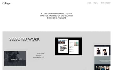 Offtype website preview