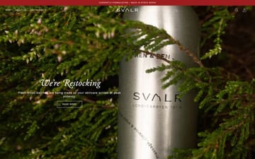Svalr website preview