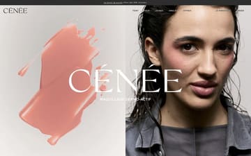Cenee website preview