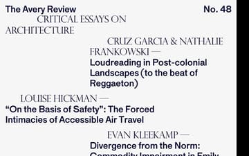 The Avery Review website preview
