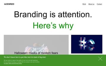 Godspeed Branding website preview
