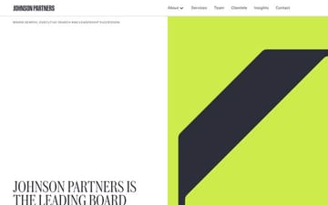 Johnson Partners website preview