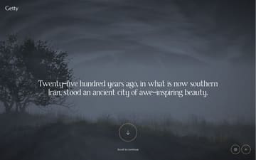 Persepolis Reimagined website preview