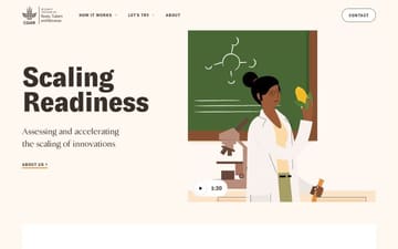 Scaling Readiness website preview