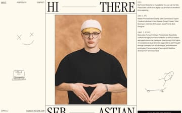 Seb-astian website preview