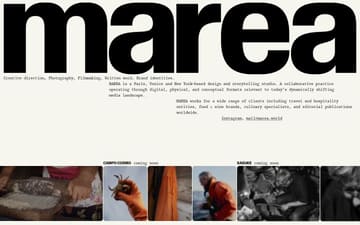 Marea website preview