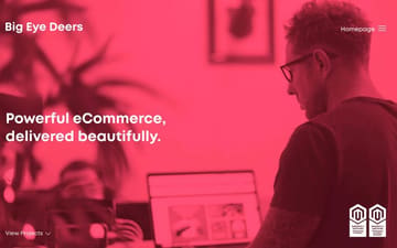 Website Design and Magento Developers | Cardiff | Big Eye Deers website preview