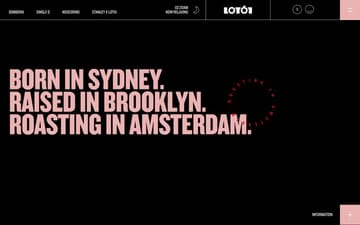 Lot61 Coffee Roasters website preview