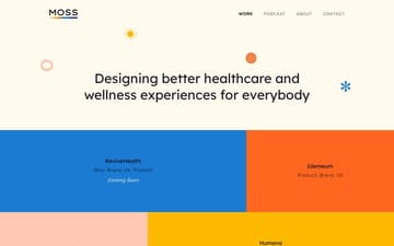 Moss website preview