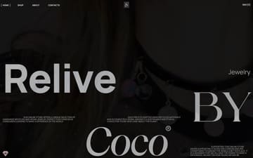 Relive by Coco website preview
