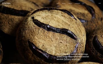 Sonoma Bakery website preview