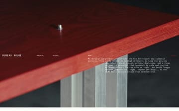 Bureau Rouge website preview