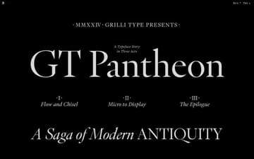 GT Pantheon website preview