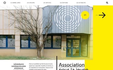 Le grand large website preview