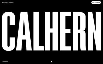 Calhern website preview