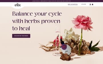 Elix website preview