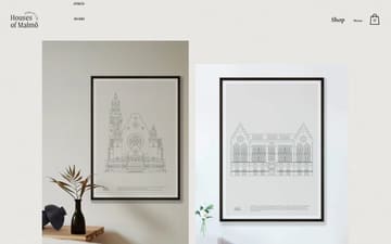 Houses Of Malmö website preview