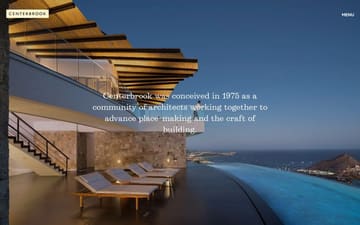 Centerbrook architects and planners website preview