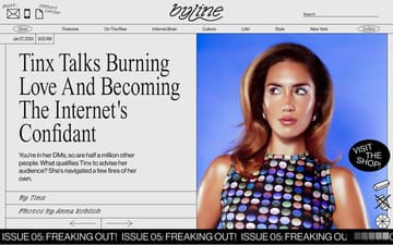 Byline website preview
