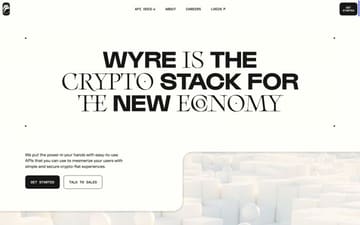Wyre website preview